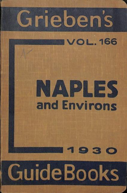 Grieben's Guide Books Vol. 166. Naples and Environs - copertina