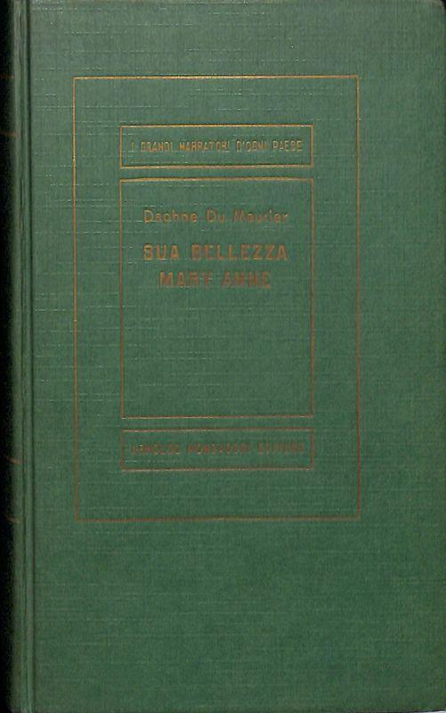 Sua bellezza Mary Anne - Daphne Du Maurier - copertina