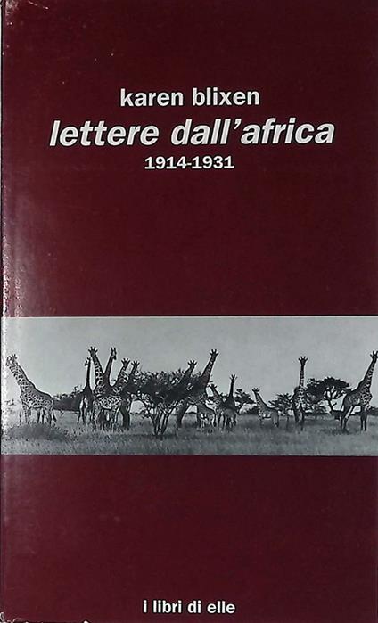 Lettere dall'Africa 1914-1931 - Karen Blixen - copertina