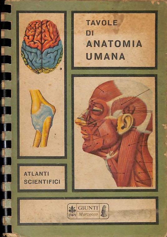 Tavole di anatomia umana - copertina