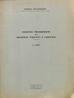 Esercizi progressivi di solfeggi parlati e cantati. III Corso