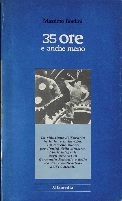 35 ore e anche meno - copertina