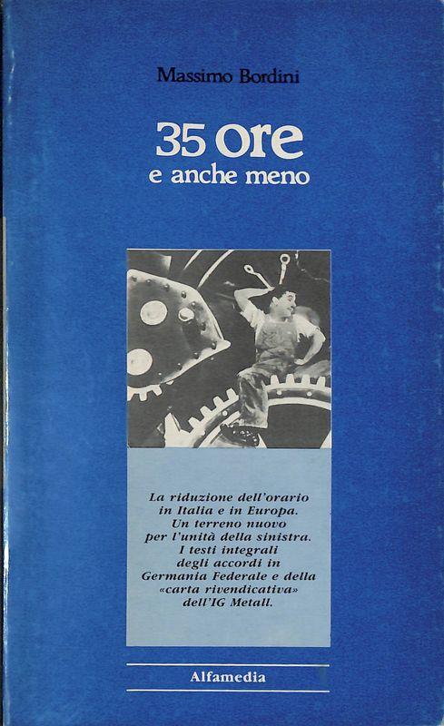 35 ore e anche meno - copertina