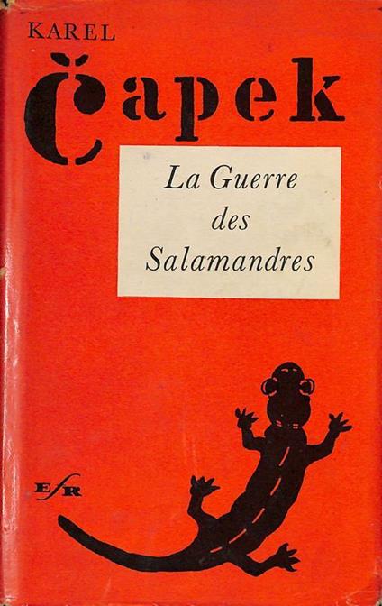 La guerre des Salamandres - Karel Capek - copertina