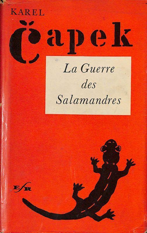 La guerre des Salamandres - Karel Capek - copertina