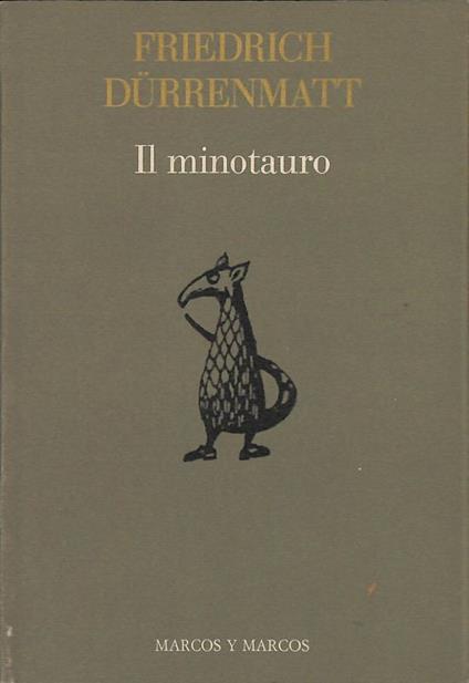 Il minotauro - Friedrich Durrenmatt - copertina