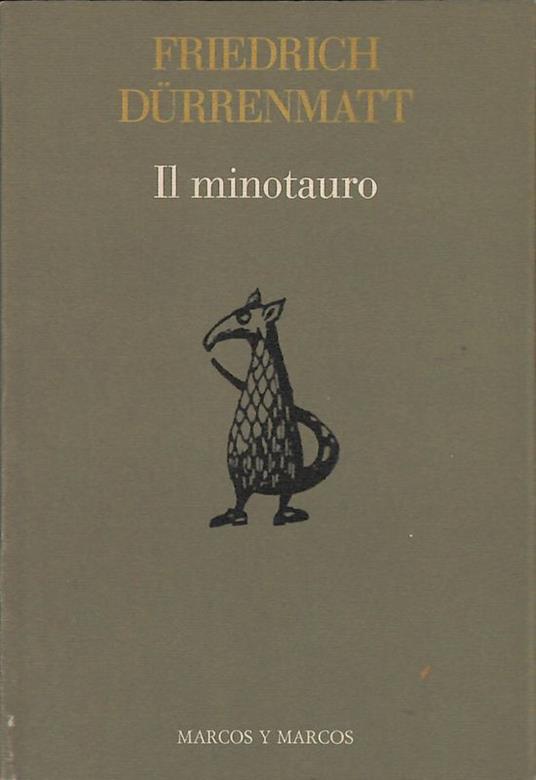 Il minotauro - Friedrich Durrenmatt - copertina