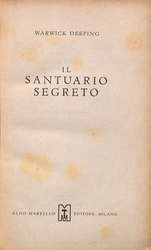 Il santuario segreto