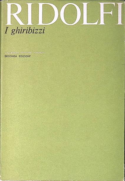 I ghiribizzi - Roberto Ridolfi - copertina