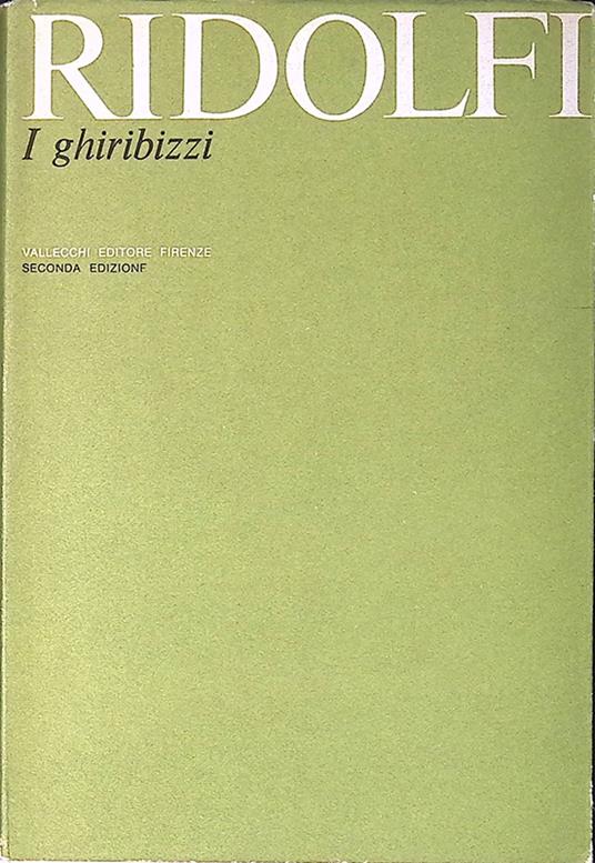 I ghiribizzi - Roberto Ridolfi - copertina