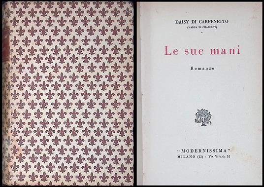 Le sue mani - Daisy Di Carpenetto - copertina