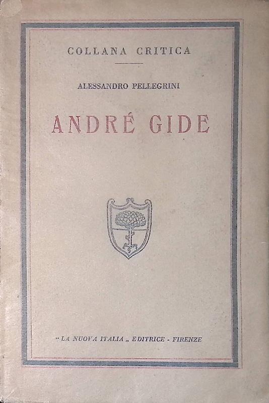 Andrè Gide - Alessandro Pellegrini - copertina