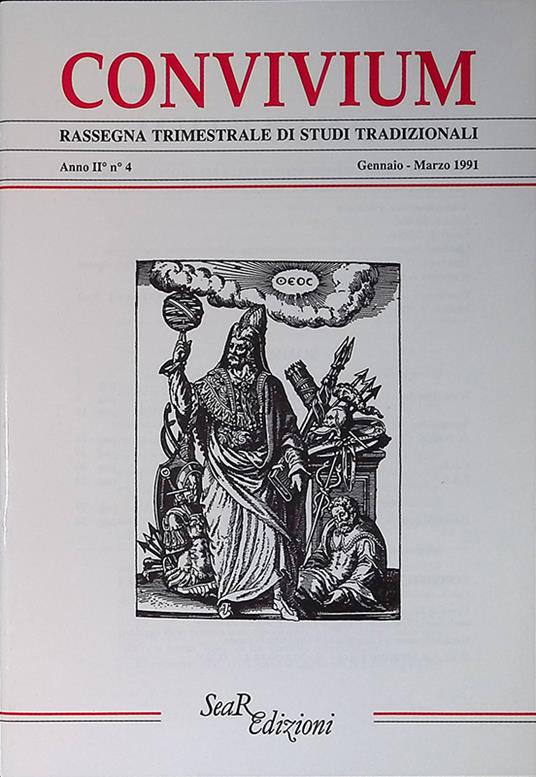 Convivium. Anno II, n.4, gennaio-marzo 1991 - copertina