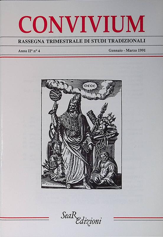 Convivium. Anno II, n.4, gennaio-marzo 1991