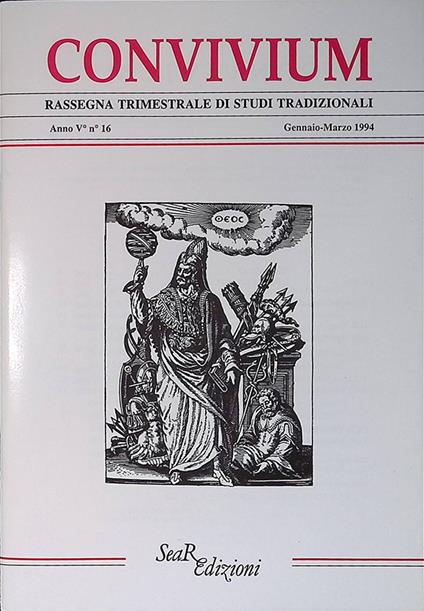 Convivium. Anno V, n.16, gennaio-marzo 1994 - copertina
