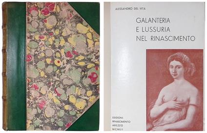 Galanteria e lussuria nel Rinascimento - Alessandro Del Vita - copertina