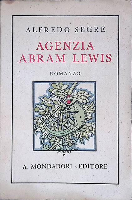 Agenzia Abram Lewis - Alfredo Segre - copertina