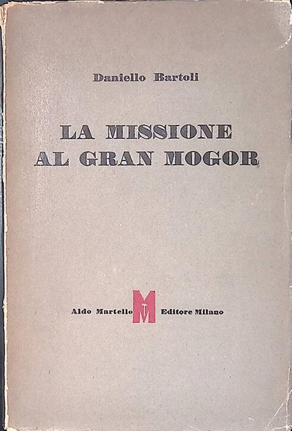 La missione al Gran Mogor - copertina