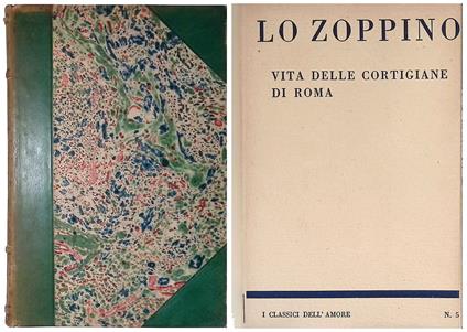 Dialogo dello Zoppino. De la vita e genealogia di tutte le cortigiane di Roma - copertina