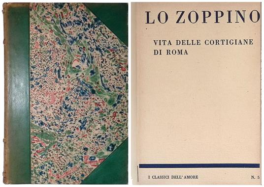 Dialogo dello Zoppino. De la vita e genealogia di tutte le cortigiane di Roma - copertina