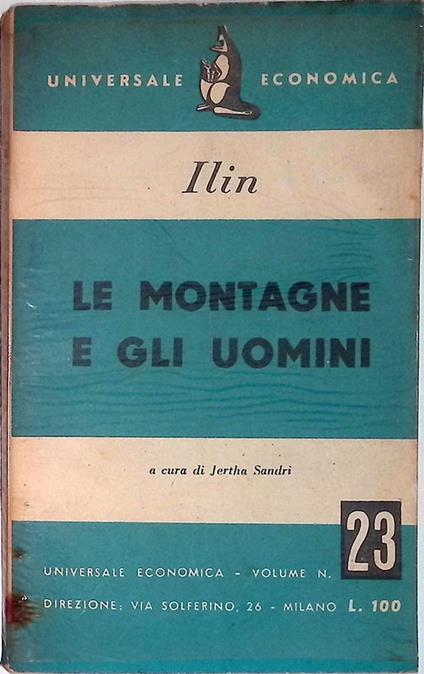 Le montagne e gli uomini - Mikail Ilin - copertina