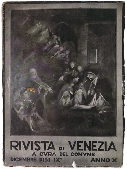 Rivista di Venezia. Dicembre 1931, n. IX anno X - copertina
