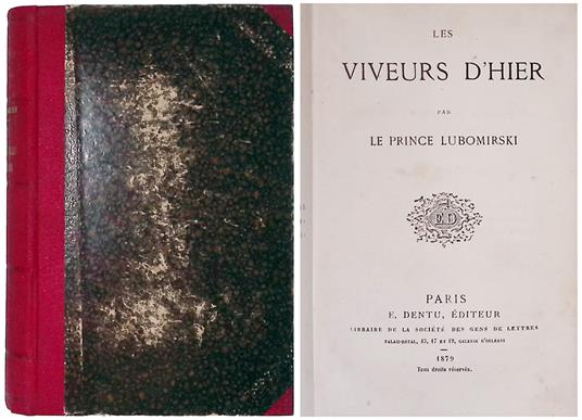 Les Viveurs d'hier - copertina