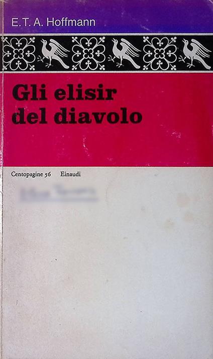Gli elisir del diavolo - Ernst T. Hoffmann - copertina