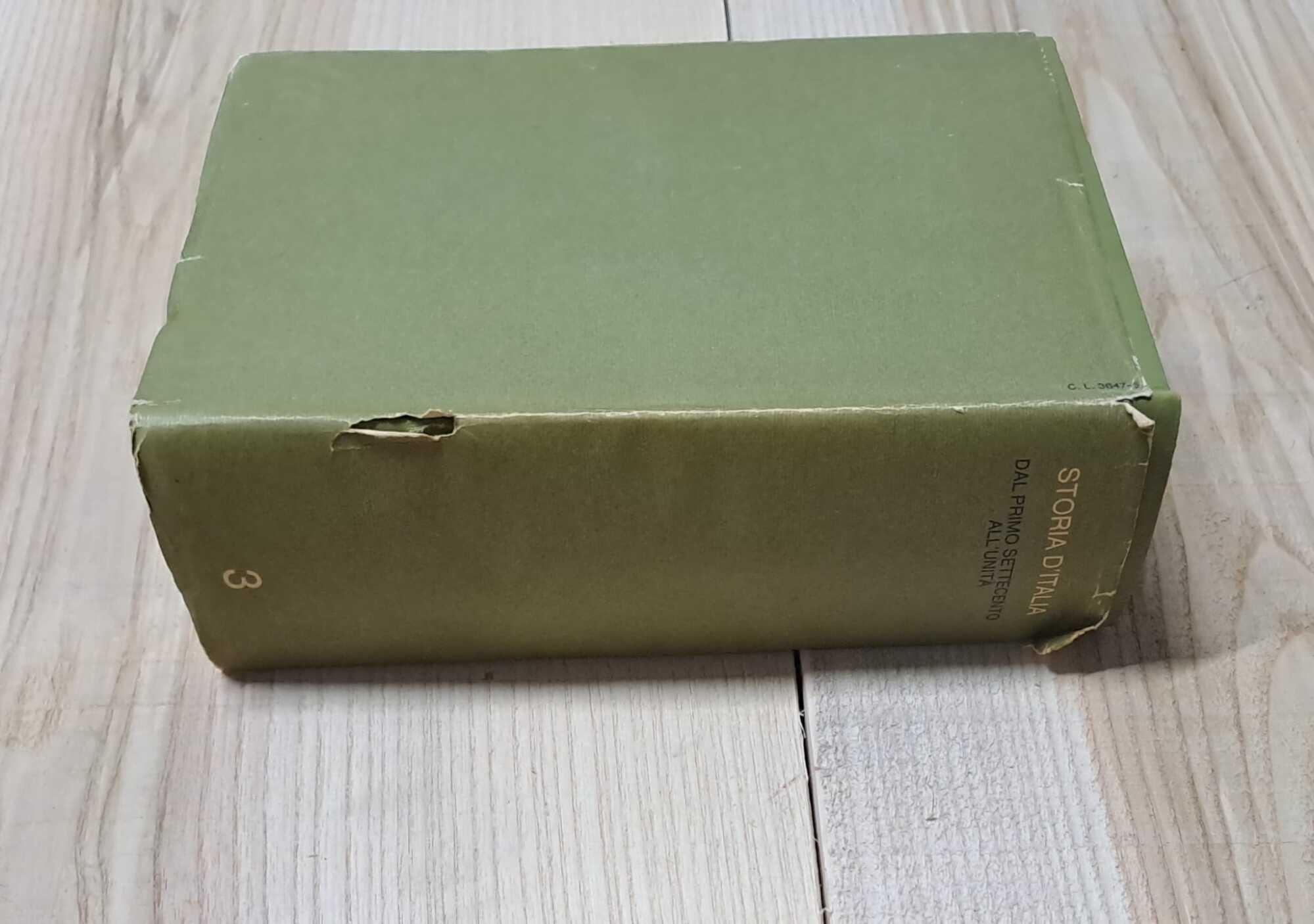 Storia d'Italia. Volume terzo. Dal primo Settecento all'Unità