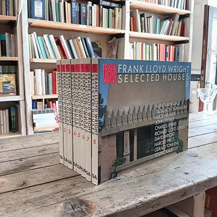 FRANK LLOYD WRIGHT: SELECTED HOUSES (8 voll. completo) - Bruce Brooks Pfeiffer - copertina