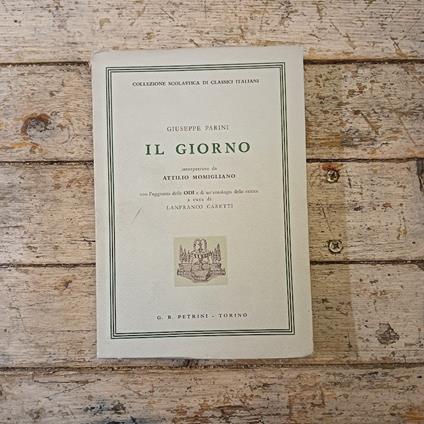 Il Giorno - Giuseppe Parini - copertina