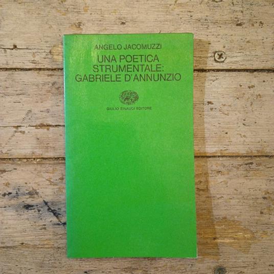 Una poetica strumentale: Gabriele d'Annunzio - copertina