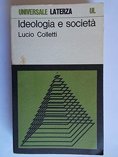 Ideologia e società - copertina