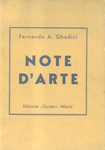 Note d'arte - copertina