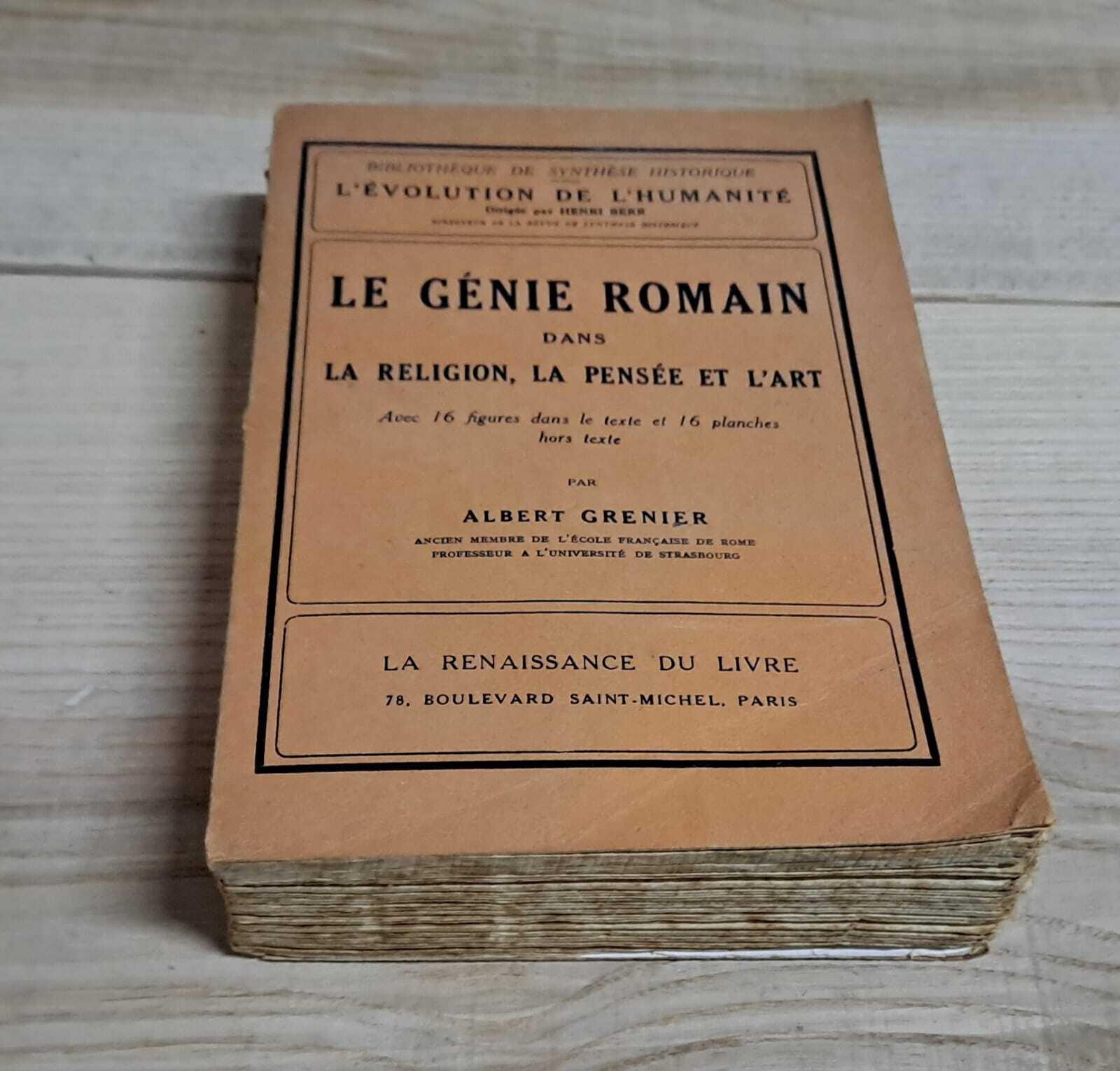 Le Génie Romain dans la religion, la pensée et l'art