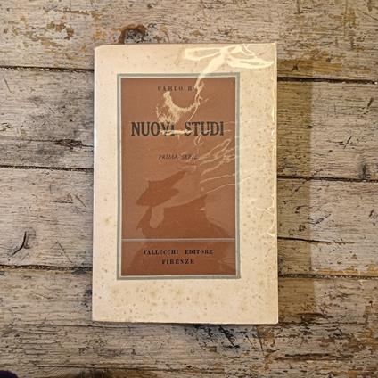 Nuovi studi. Prima serie - Carlo Bo - copertina