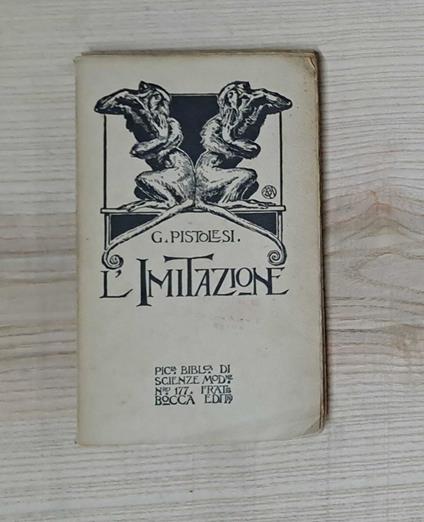L' imitazione - copertina