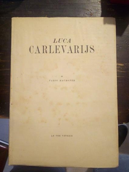 Luca Carlevarijs - Fabio Mauroner - copertina