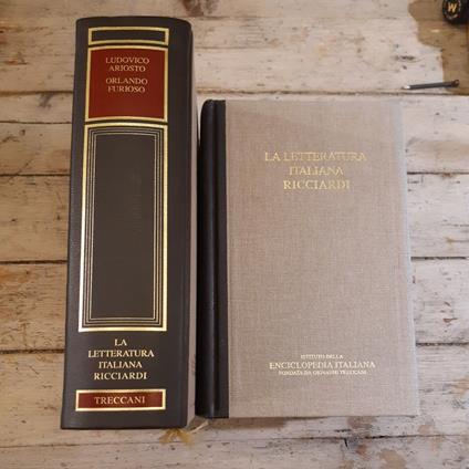 Lucovico Ariosto, Orlando Furioso e Opere Minori, Ricciardi Treccani - Lanfranco Caretti - copertina