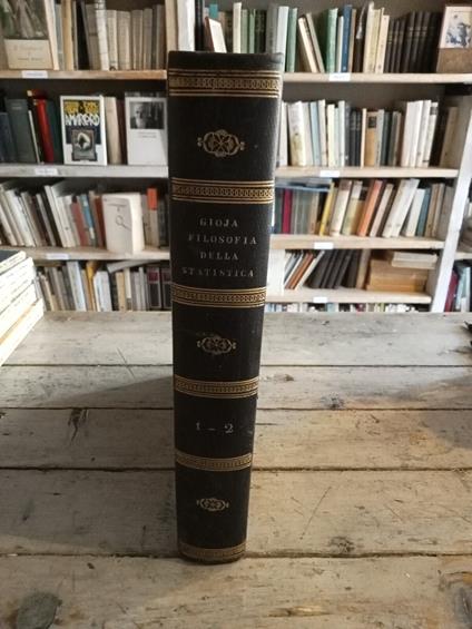 Filosofia della Statistica - Melchiorre Gioia - copertina