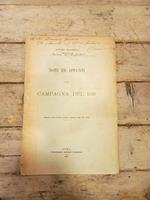 Note ed appunti sulla campagna del 1859