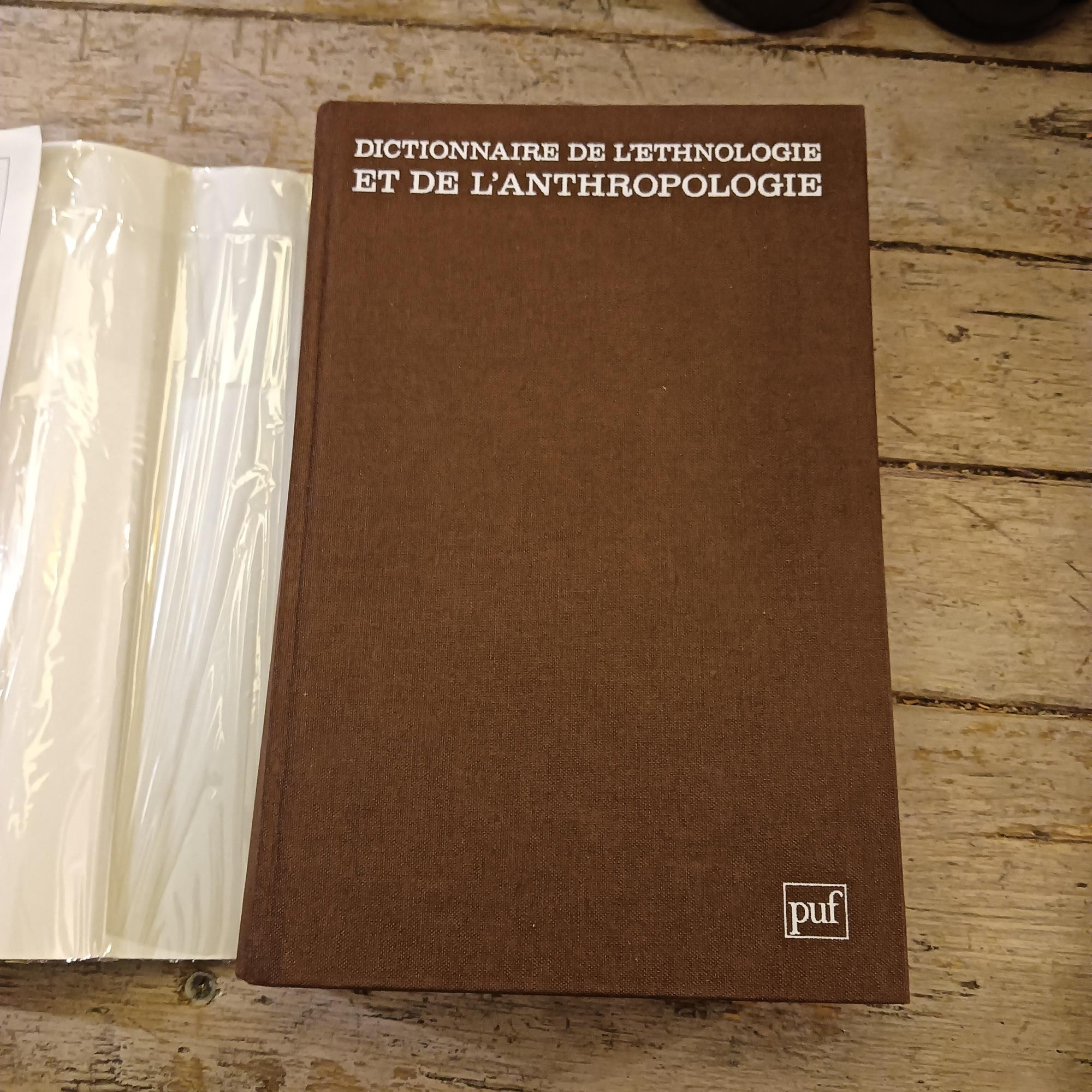Dictionnaire de l'ethnologie et de l'anthropologie