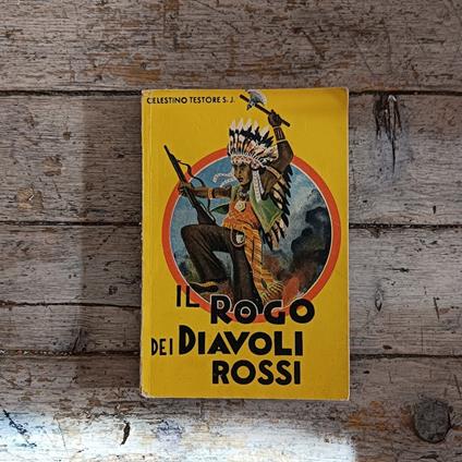 Il rogo dei diavoli rossi - Celestino Testore - copertina