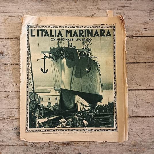 L' Italia marinara, quindicinale illustrato - copertina