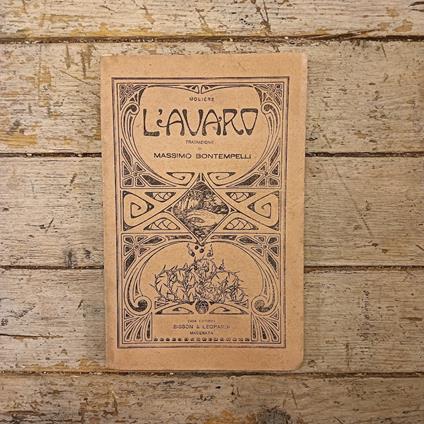 L' avaro - Molière - copertina