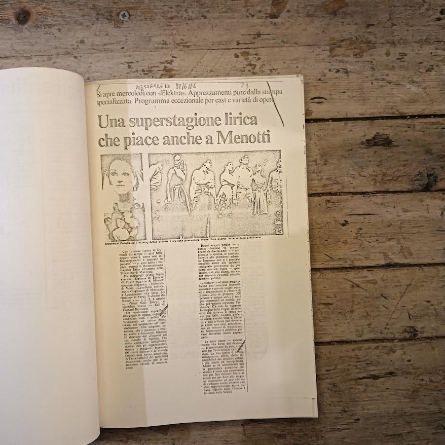 Arena Sferisterio. XVII stagione lirica. Rassegna stampa