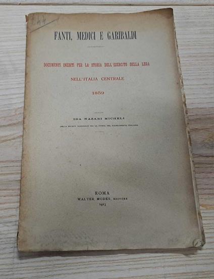 Fanti, medici e Garibaldi - copertina
