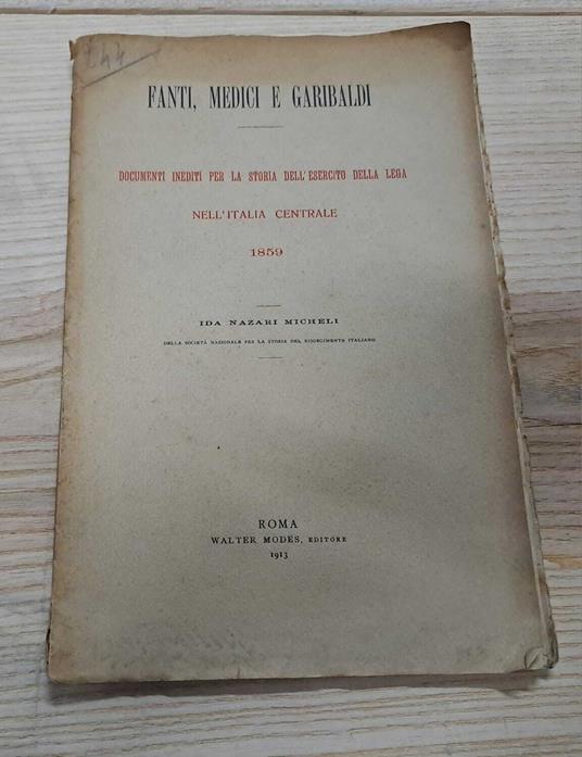 Fanti, medici e Garibaldi - copertina