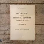 Incunaboli della Biblioteca Comunale 