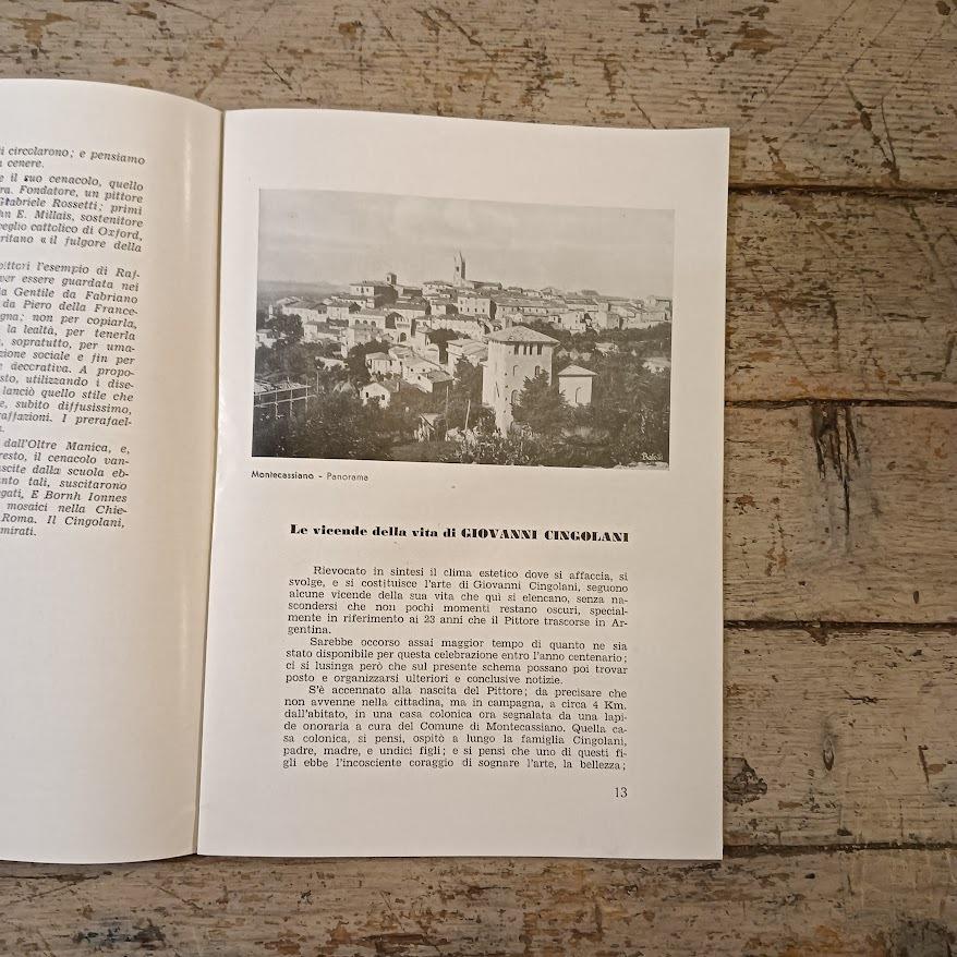 Centenario nascita pittore Giovanni Cingolani